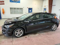 Chevrolet salvage cars for sale: 2017 Chevrolet Cruze LT