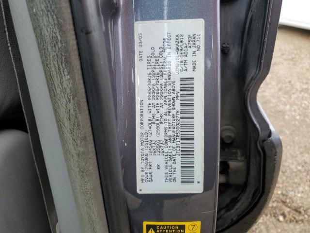 2003 Toyota 4runner Limited