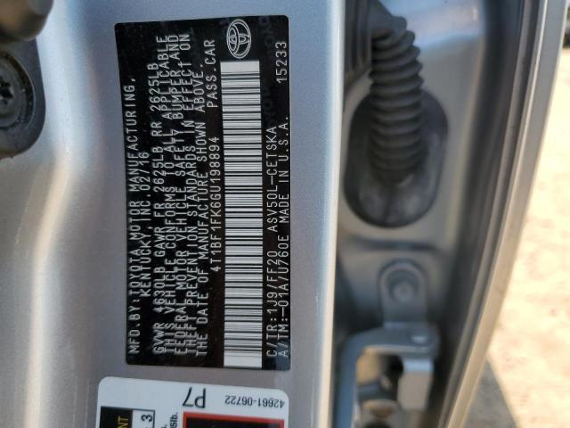 2016 Toyota Camry le
