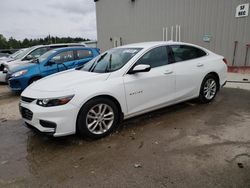 Chevrolet Malibu salvage cars for sale: 2017 Chevrolet Malibu LT