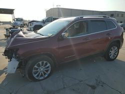 Jeep salvage cars for sale: 2019 Jeep Cherokee Latitude