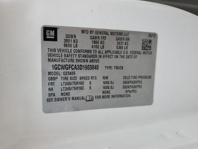 2013 Chevrolet Express G2500