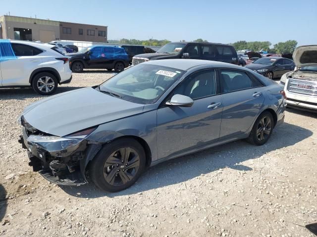 2021 Hyundai Elantra Blue