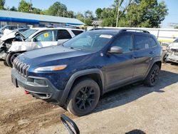 Jeep salvage cars for sale: 2018 Jeep Cherokee Trailhawk