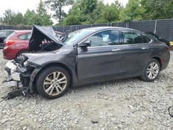 Chrysler 200 salvage cars for sale: 2015 Chrysler 200 Limited