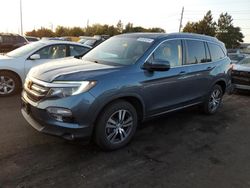 Honda Pilot salvage cars for sale: 2017 Honda Pilot EXL