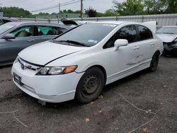 Honda salvage cars for sale: 2007 Honda Civic LX