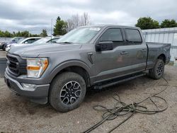 Salvage cars for sale from Copart Bowmanville, ON: 2022 Ford F150 Supercrew