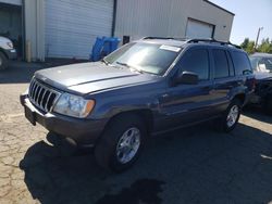 Jeep Grand Cherokee salvage cars for sale: 2001 Jeep Grand Cherokee Laredo