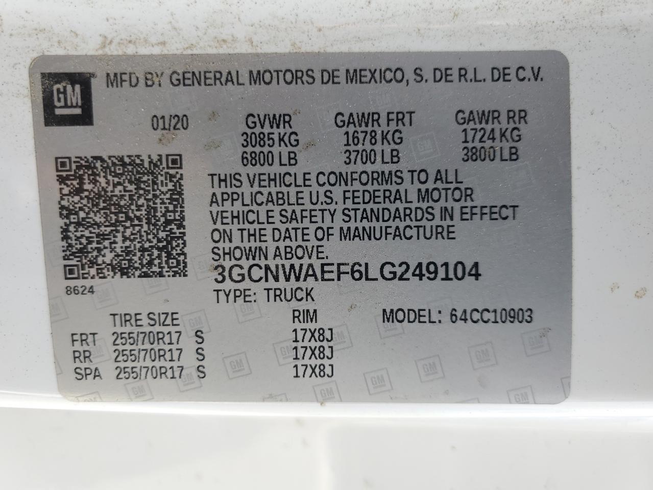 2020 Chevrolet Silverado C1500