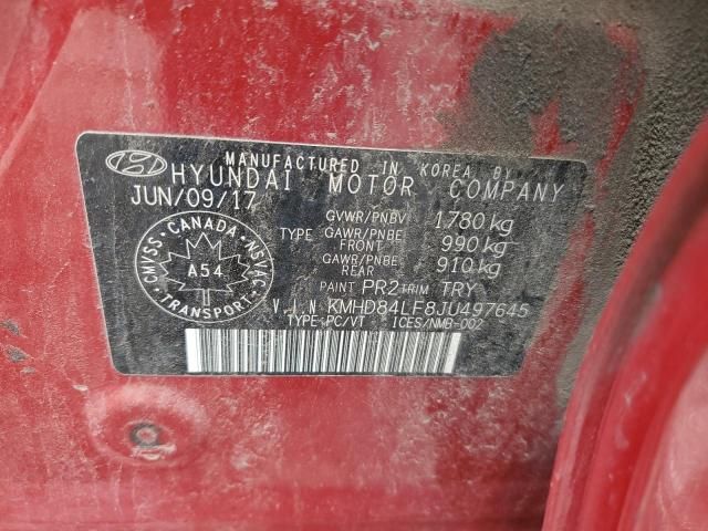 2018 Hyundai Elantra sel