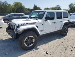 Jeep Wrangler salvage cars for sale: 2021 Jeep Wrangler Unlimited Rubicon