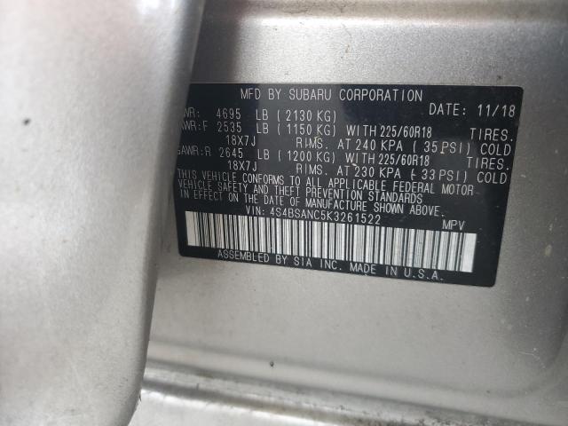 2019 Subaru Outback 2.5I Limited