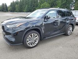 Toyota Highlander salvage cars for sale: 2024 Toyota Highlander LE