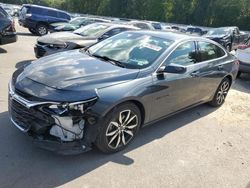 Vehiculos salvage en venta de Copart Glassboro, NJ: 2021 Chevrolet Malibu RS