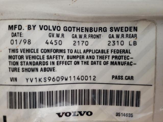 1998 Volvo S90
