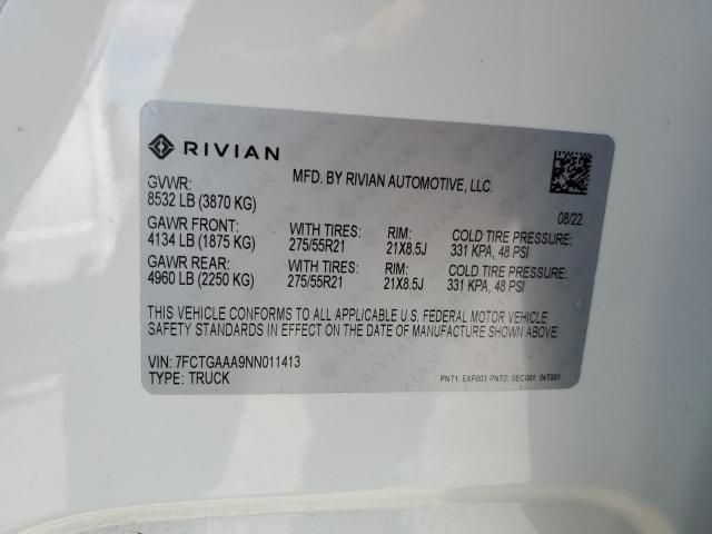 2022 Rivian R1T Adventure