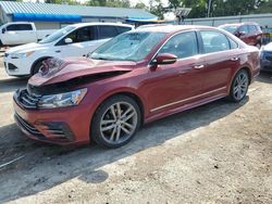 Volkswagen Passat salvage cars for sale: 2016 Volkswagen Passat S