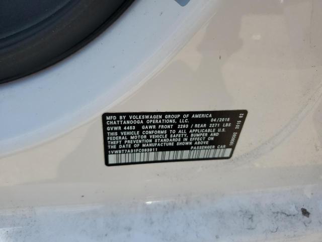 2015 Volkswagen Passat SE