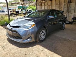 Toyota Corolla salvage cars for sale: 2019 Toyota Corolla L