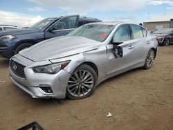 Infiniti salvage cars for sale: 2019 Infiniti Q50 Luxe