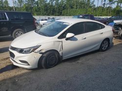 Chevrolet Cruze salvage cars for sale: 2017 Chevrolet Cruze LS