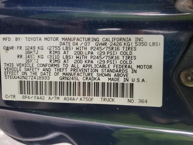 2007 Toyota Tacoma Access Cab