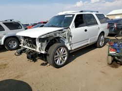 Ford Expedition salvage cars for sale: 2016 Ford Expedition Platinum