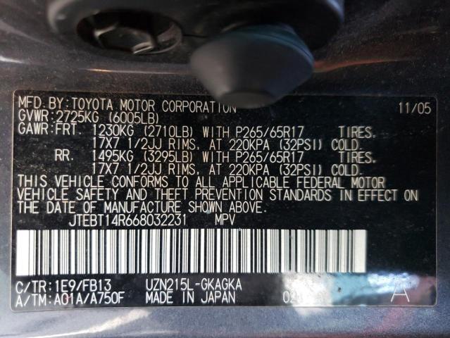 2006 Toyota 4runner SR5