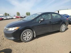 Honda salvage cars for sale: 2012 Honda Civic DX