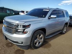 Chevrolet Tahoe salvage cars for sale: 2015 Chevrolet Tahoe K1500 LTZ