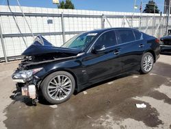 Infiniti salvage cars for sale: 2018 Infiniti Q50 Luxe