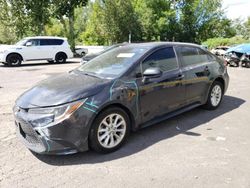 Toyota salvage cars for sale: 2020 Toyota Corolla LE