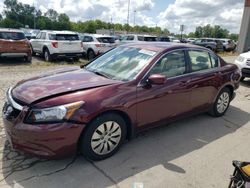 Honda salvage cars for sale: 2012 Honda Accord LX