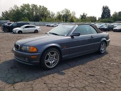 BMW salvage cars for sale: 2001 BMW 330 CI