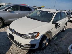 Volkswagen Golf salvage cars for sale: 2017 Volkswagen Golf Alltrack S