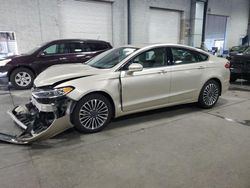 Ford Fusion salvage cars for sale: 2018 Ford Fusion TITANIUM/PLATINUM