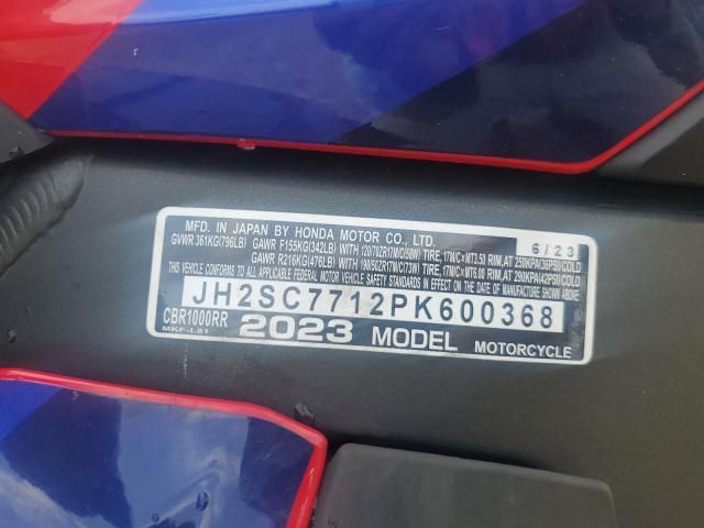 2023 Honda CBR1000 RR