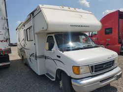 Winnebago salvage cars for sale: 2004 Winnebago 2004 Ford Econoline E450 Super Duty Cutaway Van