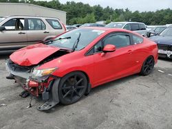 Salvage cars for sale from Copart Exeter, RI: 2012 Honda Civic SI