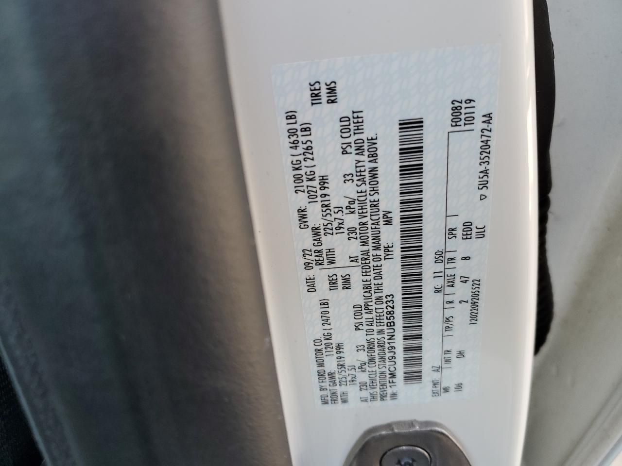 2022 Ford Escape Titanium