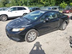 Honda Civic salvage cars for sale: 2012 Honda Civic LX