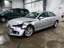 Audi salvage cars for sale: 2017 Audi A4 Premium