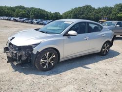 Nissan salvage cars for sale: 2021 Nissan Sentra SV