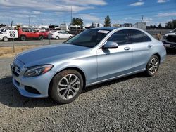 Mercedes-Benz c-Class salvage cars for sale: 2015 Mercedes-Benz C300