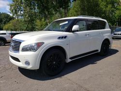 Infiniti salvage cars for sale: 2014 Infiniti QX80