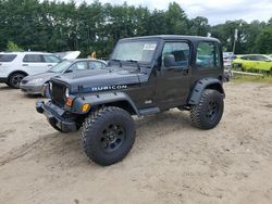 Jeep Wrangler salvage cars for sale: 2002 Jeep Wrangler / TJ X