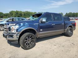 Ford salvage cars for sale: 2018 Ford F150 Supercrew