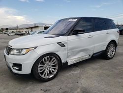 Land Rover Range Rover salvage cars for sale: 2016 Land Rover Range Rover Sport HSE