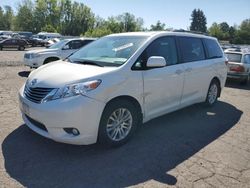 Toyota Sienna xle salvage cars for sale: 2017 Toyota Sienna XLE